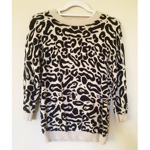 🍂 Leopard Print 3/4 Sleeve Sweater | Size M